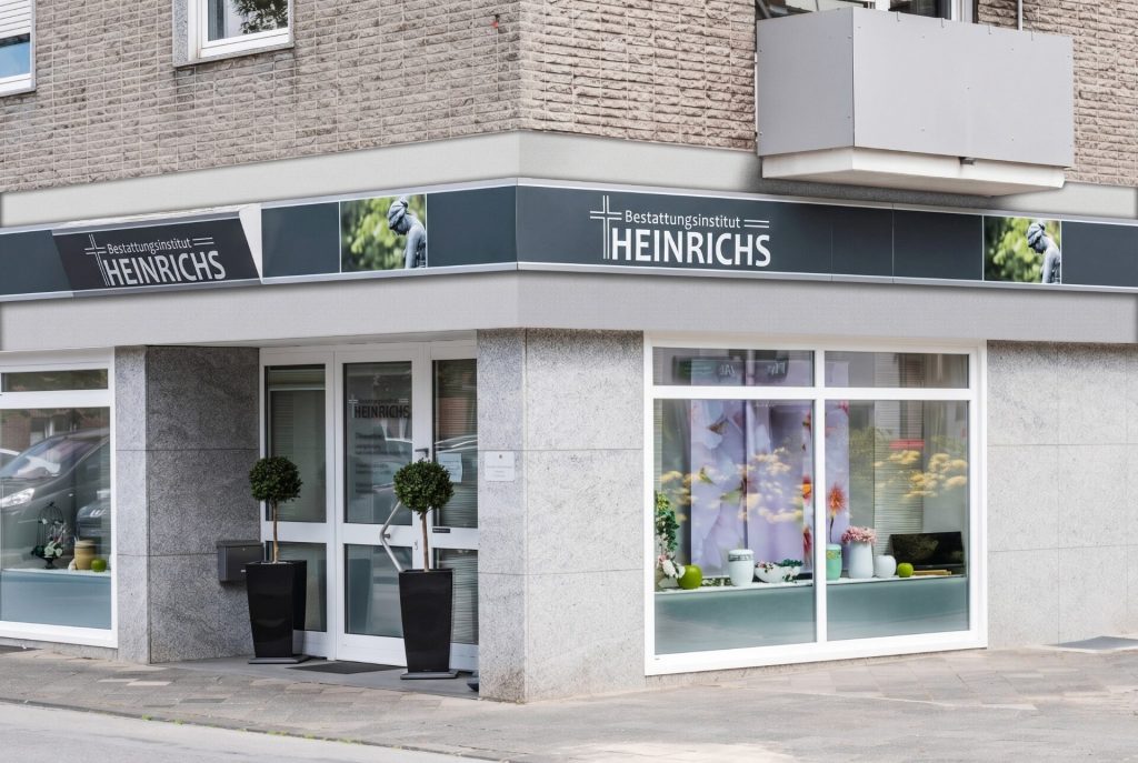 Bestattungsinstitut Heinrichs Mönchengladbach – Außenansicht